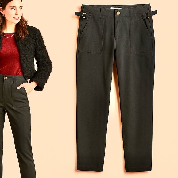 Anthro’s Pilcro,Black Stretch Ankle Pants Adjustable Waist,Excellent Con size 31 - Picture 2 of 12